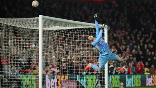 Matz Sels saved Jack Taylor's penalty to put Forest into FA Cup quarter-final