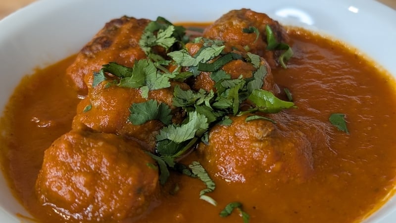 Lina Guatam's lamb meatball in tomato sauce: Today