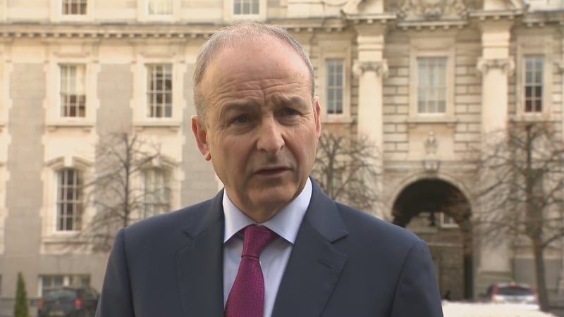 Micheál Martin said there has to be a sustainable peace for Ukraine