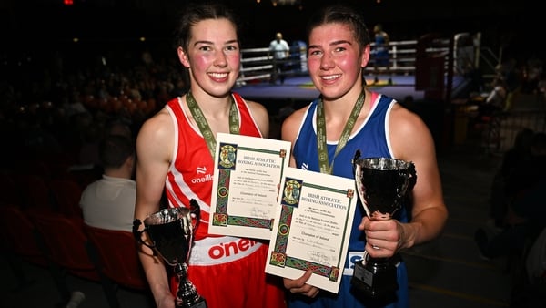 Sisters and Irish champions Lisa (L) and Aoife O'Rourke are aiming for world glory in Serbia
