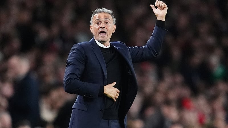 Luis Enrique won the Champions League as manager of Barcelona a decade ago