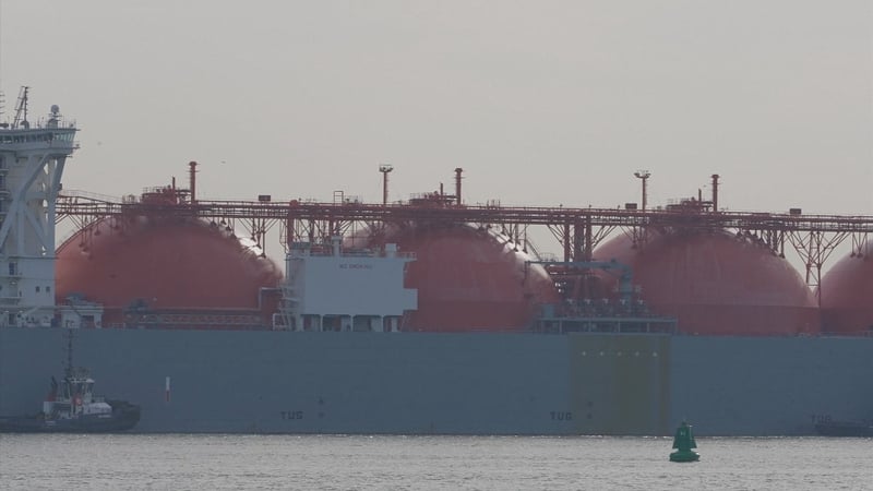 The floating facility at a coastal location would serve as the country's emergency gas reserve