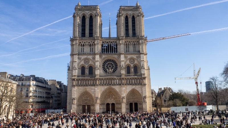 The Notre Dame cathedral nearly burned down in 2019, but was fully renovated and re-opened last December