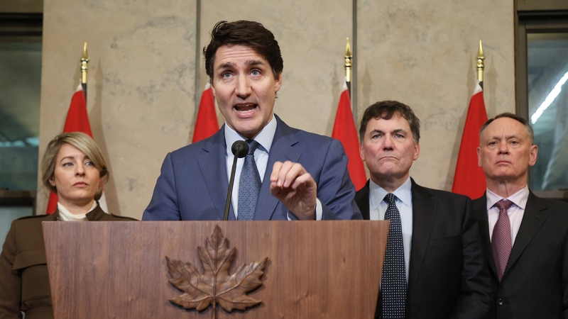 Justin Trudeau said that Canada will not waver in fighting a 'trade war' triggered by US President Donald Trump