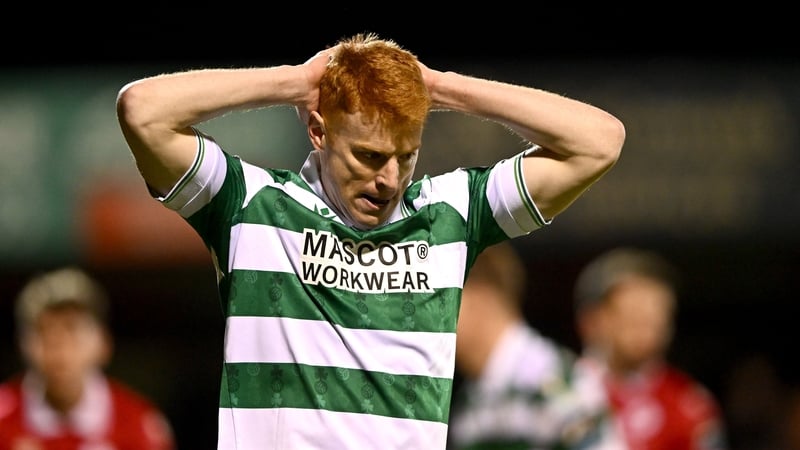 Richie Towell also discussed how crucial the return of Rory Gaffney (above) will be to Shamrock Rovers after making a second sub appearance of the campaign