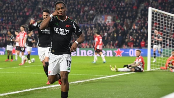 Champions League Round of 16: PSV 1-7 Arsenal recap