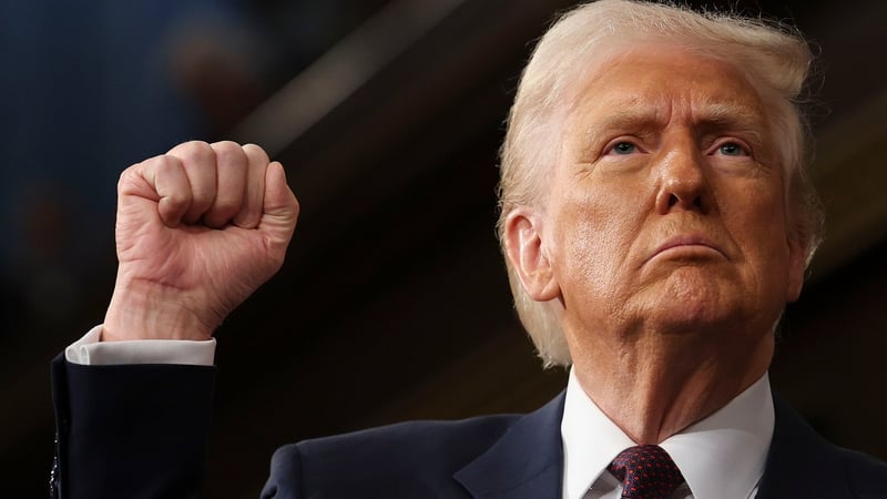 Donald Trump largely repeated his greatest hits in his speech