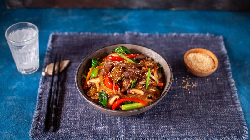 Eva Pau's Korean Japchae noodles