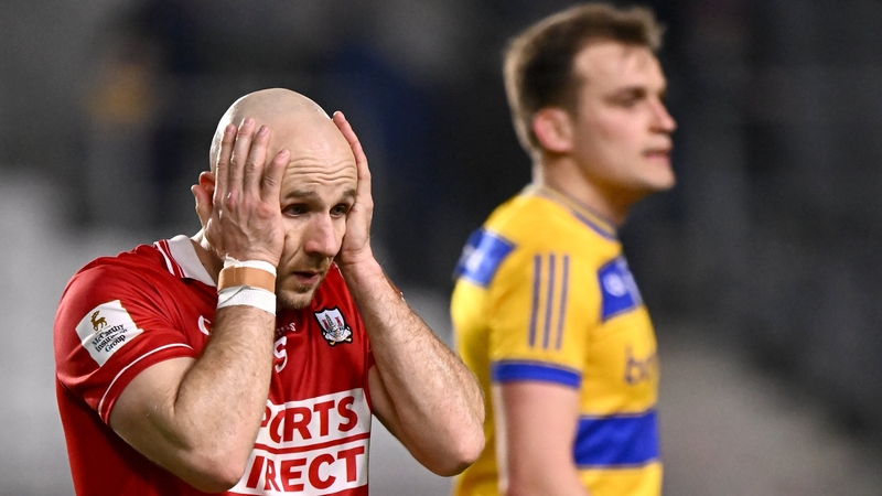 Cork's Brian O'Driscoll reacts after his side's Division 2 defeat to Roscommon last weekend