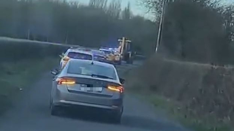 It is understood that the pursuit went on for a number of hours and a number of garda vehicles were involved