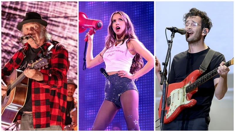 Neil Young, Olivia Rodrigo, and The 1975 to headline Glastonbury