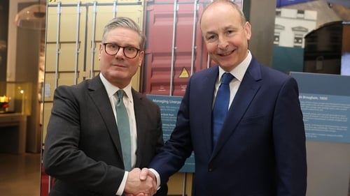 The Taoiseach Micheál Martin spoke with the British Prime Minister Keir Starmer by phone this afternoon (file pic)