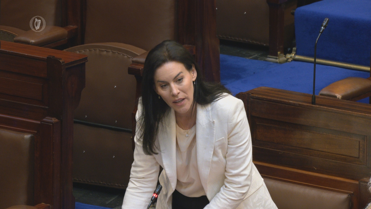 Minister Jennifer Carroll MacNeill on the Confidence Motion in the Ceann Comhairle and preparing for Trump's tariffs