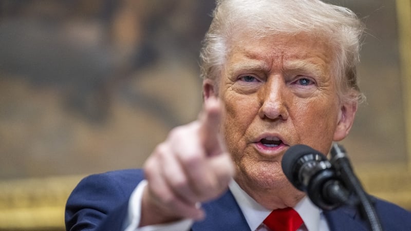 US President Donald Trump speaks in the Roosevelt Room of the White House in Washington, DC, on March 3, 2025. Photo: Getty Images