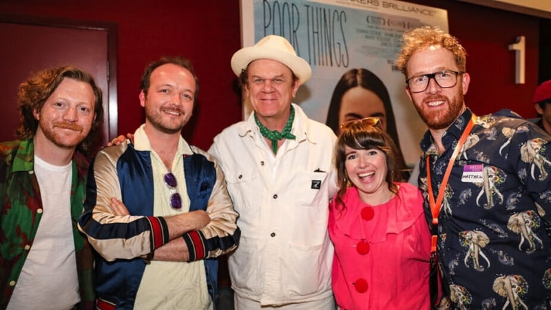 Actor John C Reilly (centre) attending IFFLA24