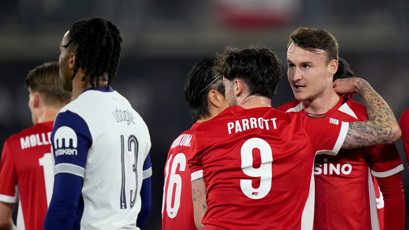 Troy Parrott came up against his former side