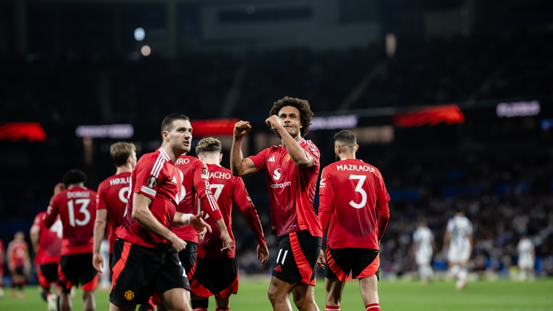Joshua Zirkzee had put Manchester United in front