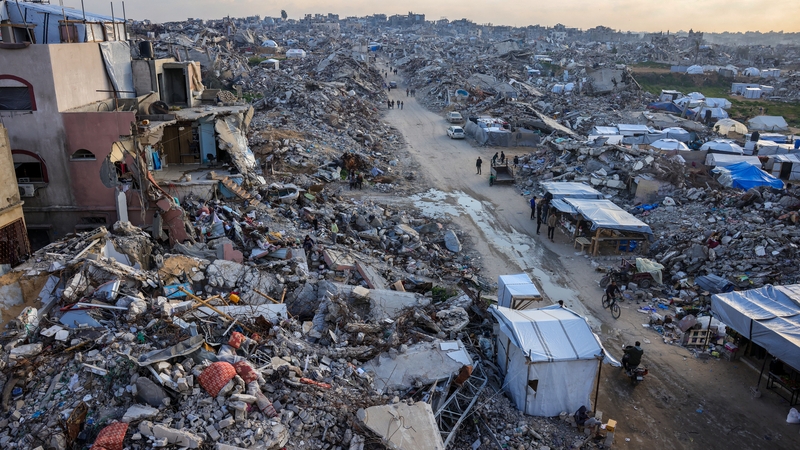 Widespread destruction seen in Beit Lahia in northern Gaza