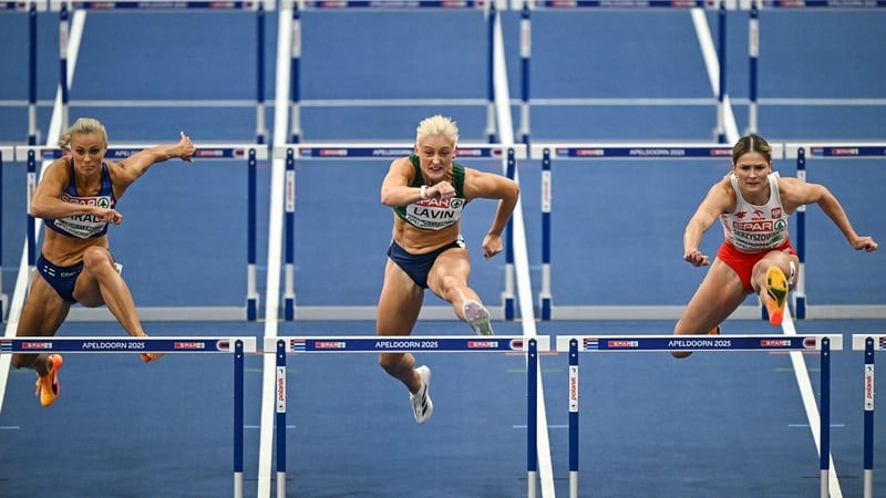 Sarah Lavin en route to the final in the Netherlands