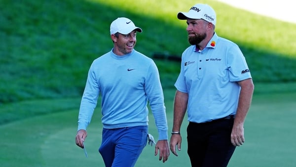 Rory McIlroy and Shane Lowry are bidding for their fifth and second majors respectively