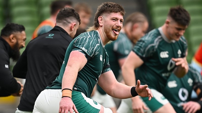 Joe McCarthy earns his 18th cap this afternoon