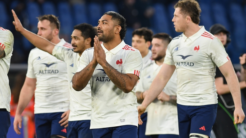 France scored 11 tries against Italy in Rome