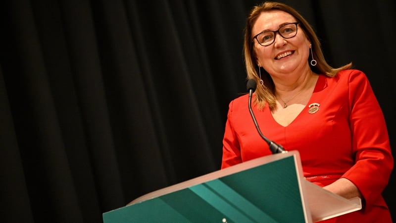 LGFA President Trina Murray during day two of the LGFA Annual Congress at the Clanree Hotel in Letterkenny, Donegal