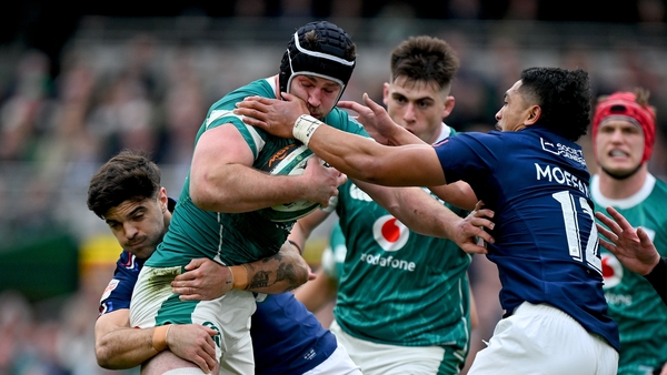 Caelan Doris was a rare bright spot on a dark day for Ireland