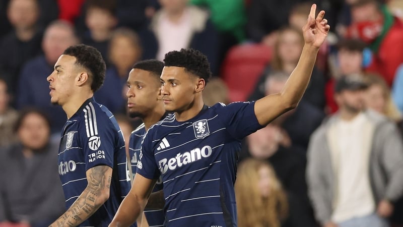 Ollie Watkins' celebrations were of the muted variety after he scored the winner for Aston Villa against his former club Brentford