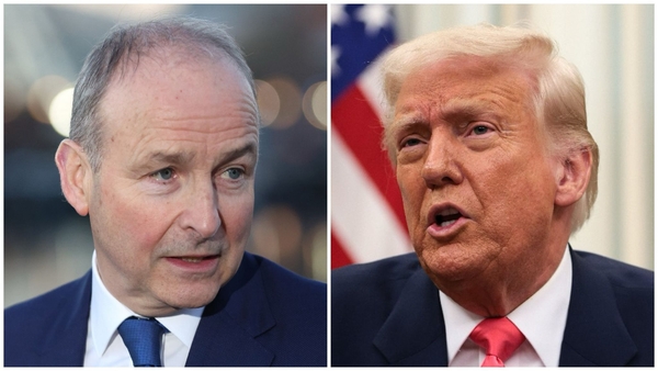 Taoiseach Micheál Martin will meet US President Donald Trump at the White House on Wednesday afternoon