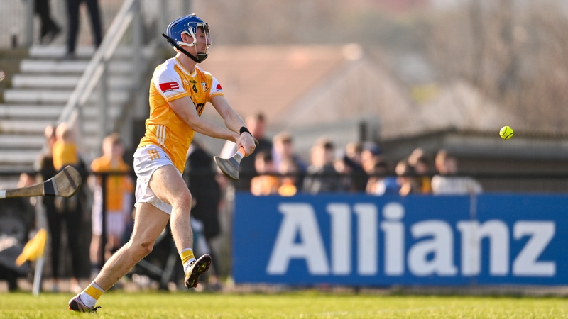 James McNaughton scored two of Antrim's four goals