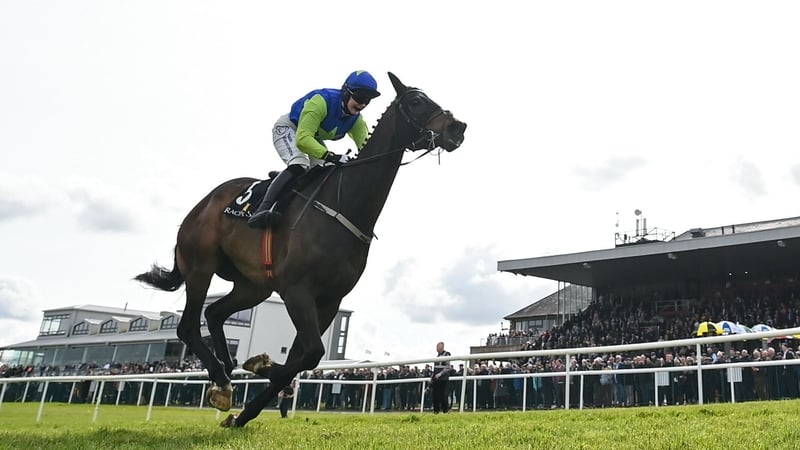 Redemption Day is pictured under Jodie Townend at last season's Punchestown Festival