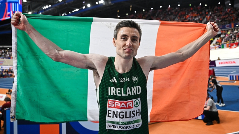 Mark Egnlish won bronze at the European Indoors