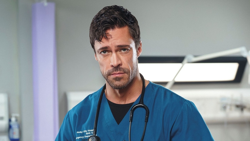 Olly Rix as Flynn Byron in Casualty