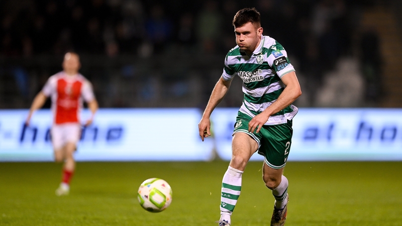 Josh Honohan in action during Shamrock Rovers' 1-0 win over St Pat's last Friday