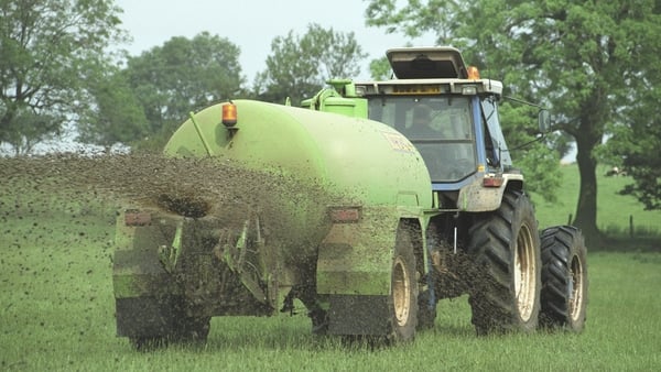 The ground in the east of the country is too saturated after weeks of persistent rain for slurry to be spread on it