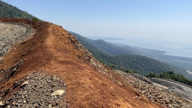 Deforested land in Chinebal Palestina