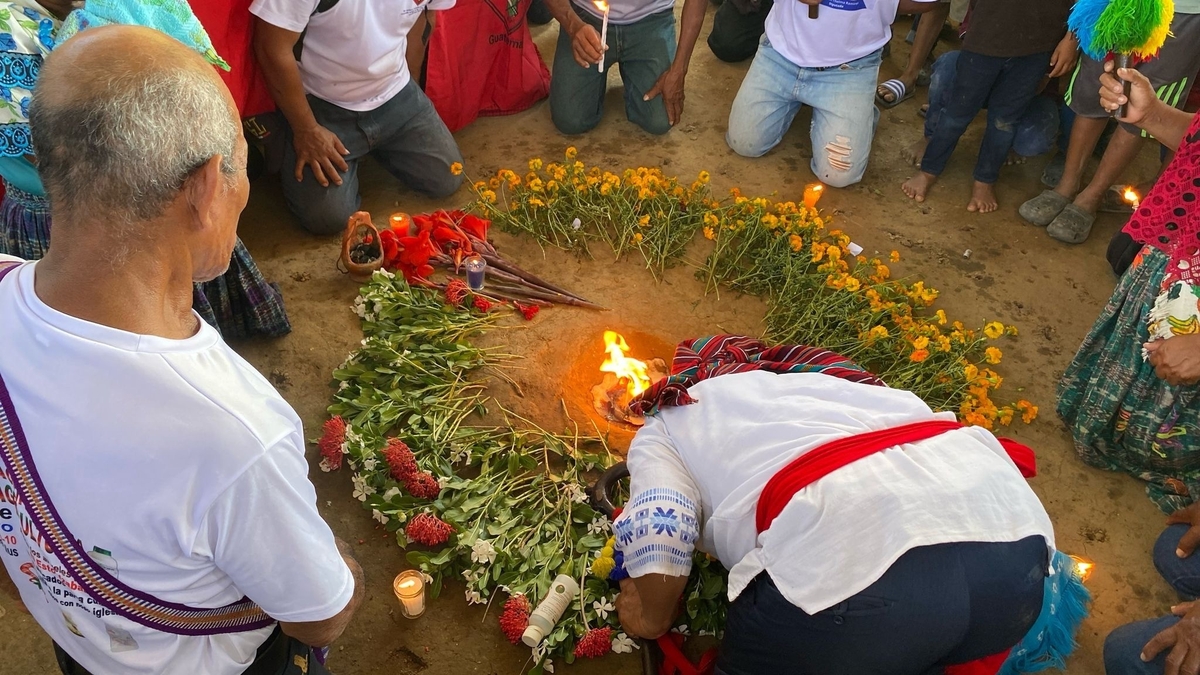 Guatamala community has said they are in a battle with big corporations for their ancestral lands