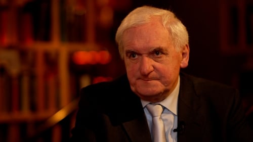 Bertie Ahern said that Donald Trump and Micheál Martin's 'polar opposite' views on Gaza may be a point of contention