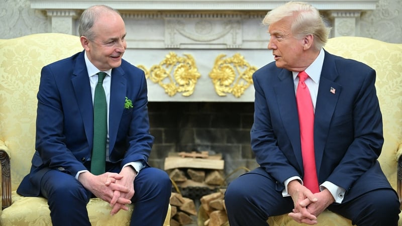 Micheál Martin said he had stated in the Oval Office that housing was the number one issue