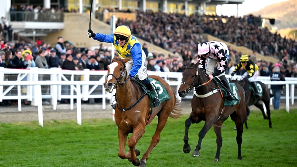Jody Townend rode her first Cheltenham winner in the Champion Bumper