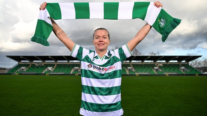 Ruesha Littlejohn was unveiled as Shamrock Rovers' new signing today