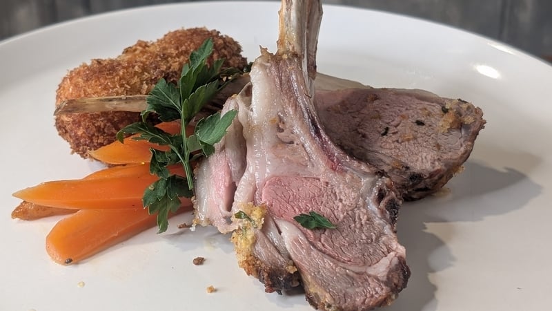 Kevin Dundon's roasted rack of lamb with wild garlic curst: Today
