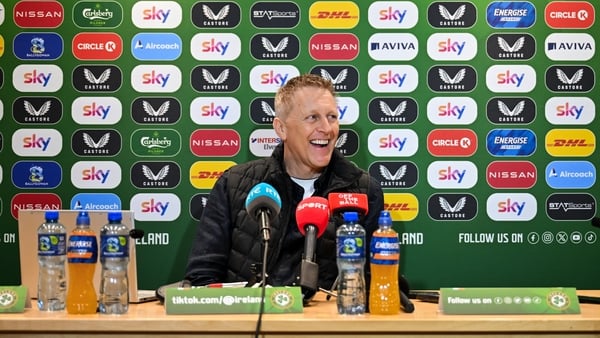 Heimir Hallgrimsson speaking to the media on Thursday