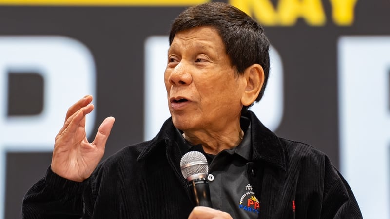 Rodrigo Duterte is accused of 'murder as a crime against humanity'