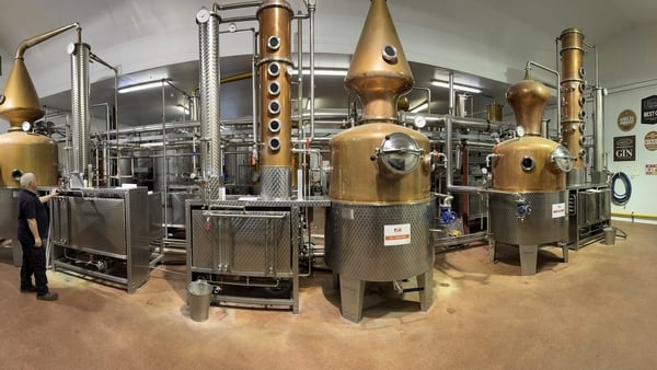 The Shed Distillery in Drumshanbo, Co Leitrim, produces 1.7 million bottles of premium Irish whiskey every year