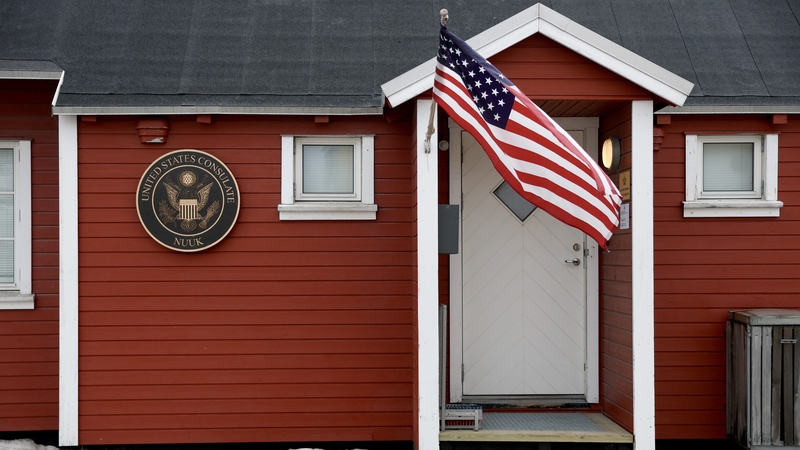 The US consulate building in Greenland's capital, Nuuk