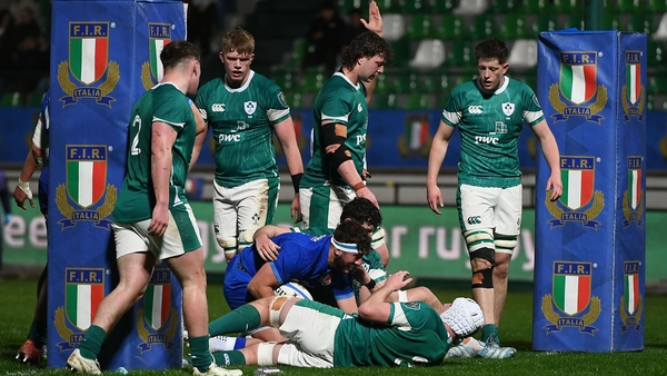 Alessio Caiolo-Serra scores Italy U20s second try