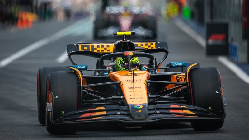 Lando Norris in his McLaren MCL 39