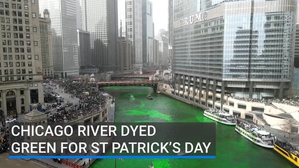 The tradition of turning the Chicago river green has been running for over 60 years